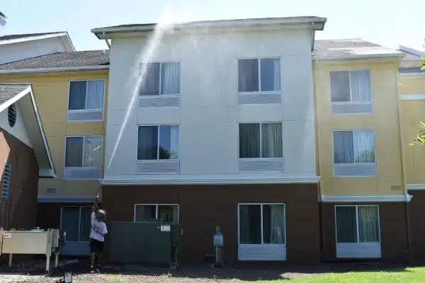 Gutter cleaning by Powerwash Bros