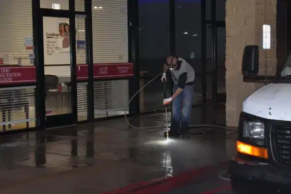 Pressure washing by Powerwash Bros
